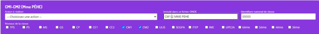 Fenêtre d'information générale lors de l'import de fichier CSV