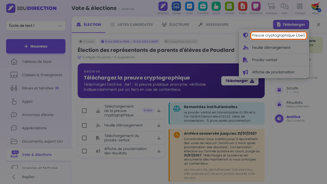 Preuve cryptographique