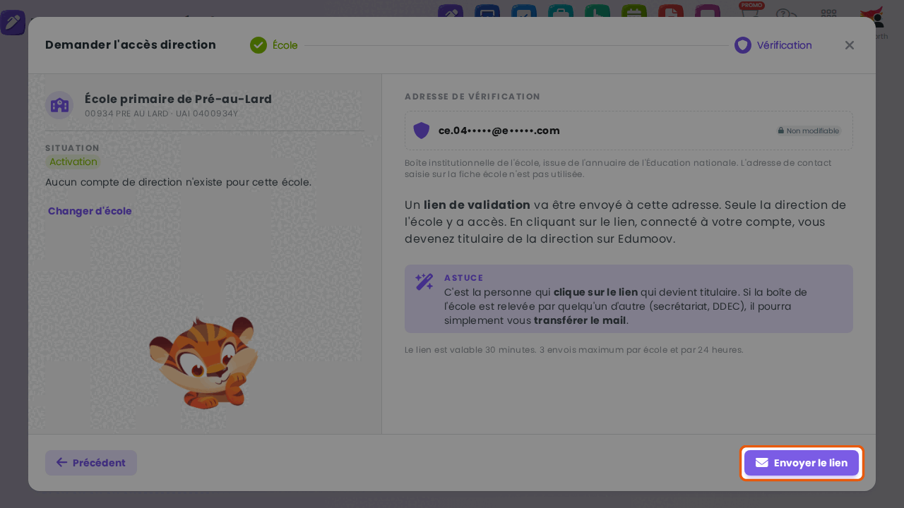 Envoyer le lien