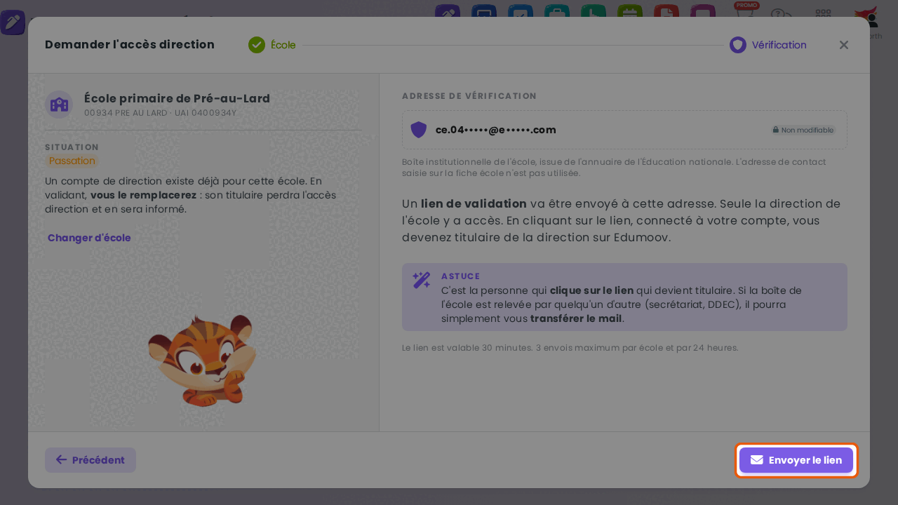Envoyer le lien