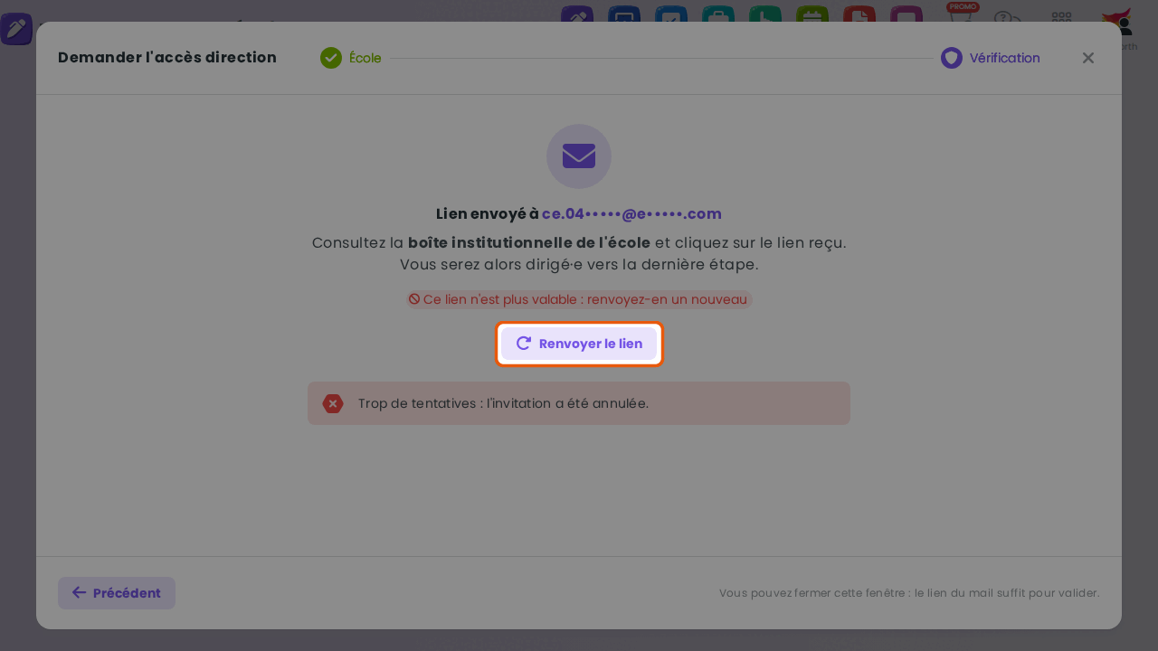 Renvoyer le lien